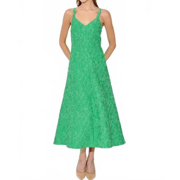 NEW ROSIE ASSOULIN pocktail dress in emerald - Picture 1 of 3